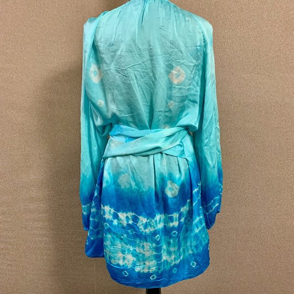 Letarte Silk Tie Dye Dress /Coverup - Picture 2 of 3